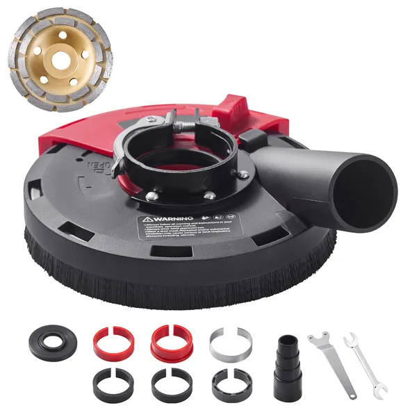 Carter d'aspiration pour meuleuse d'angle avec meule boisseau_voghion.com