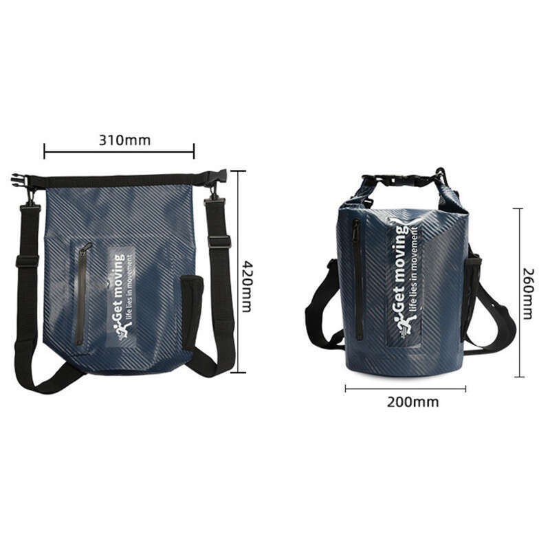 Carbon Fiber Hand-held Bucket Waterproof Beach Drifting Swimming Bag, Outdoor Backpack_voghion.com
