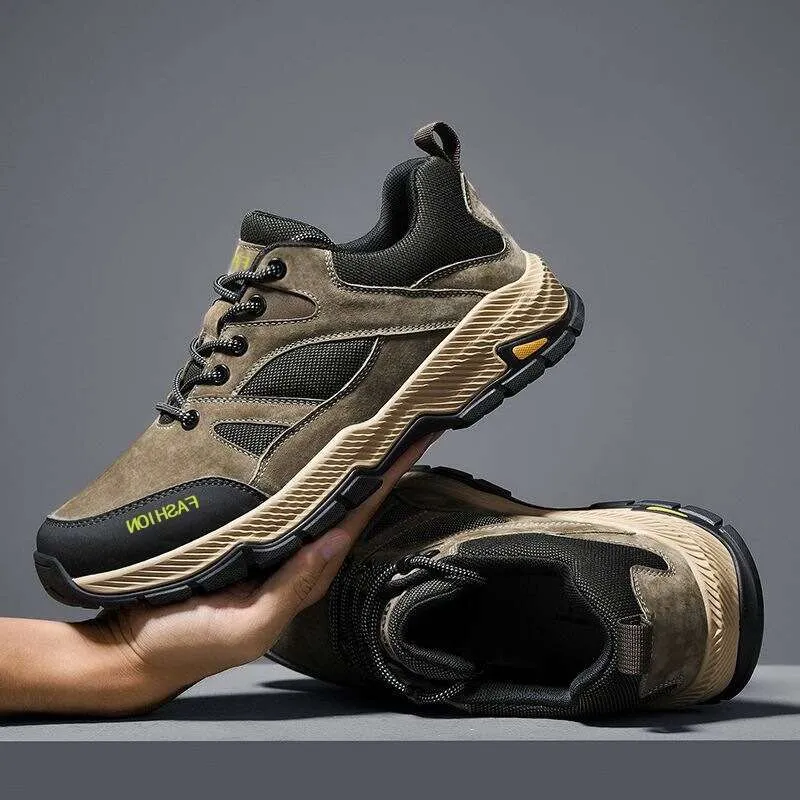 New Sports For Men Outdoor Climbing And Wading On Foot Light Anti-slip Wear-resistant Soft Soled Mountaineering Shoes_voghion.com
