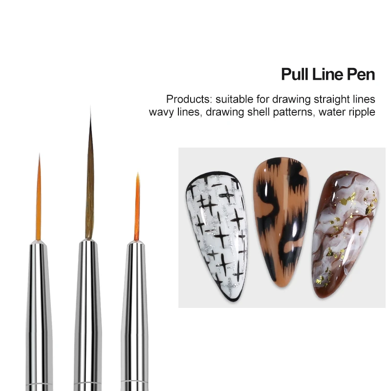 Arte Clavo 7/15PCS Plastic Handvat Nail Brush Set Gel Polish Schilderij Tekening Acryl Gel Nail Brush voor Nagels Art Manicure Gereedschap_voghion.com