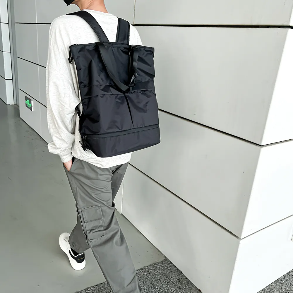 Zaino da scuola di tendenza per donne e uomini, grande capacità, per studenti, borsa a tracolla, zaino in nylon impermeabile, borse per il tempo libero_voghion.com