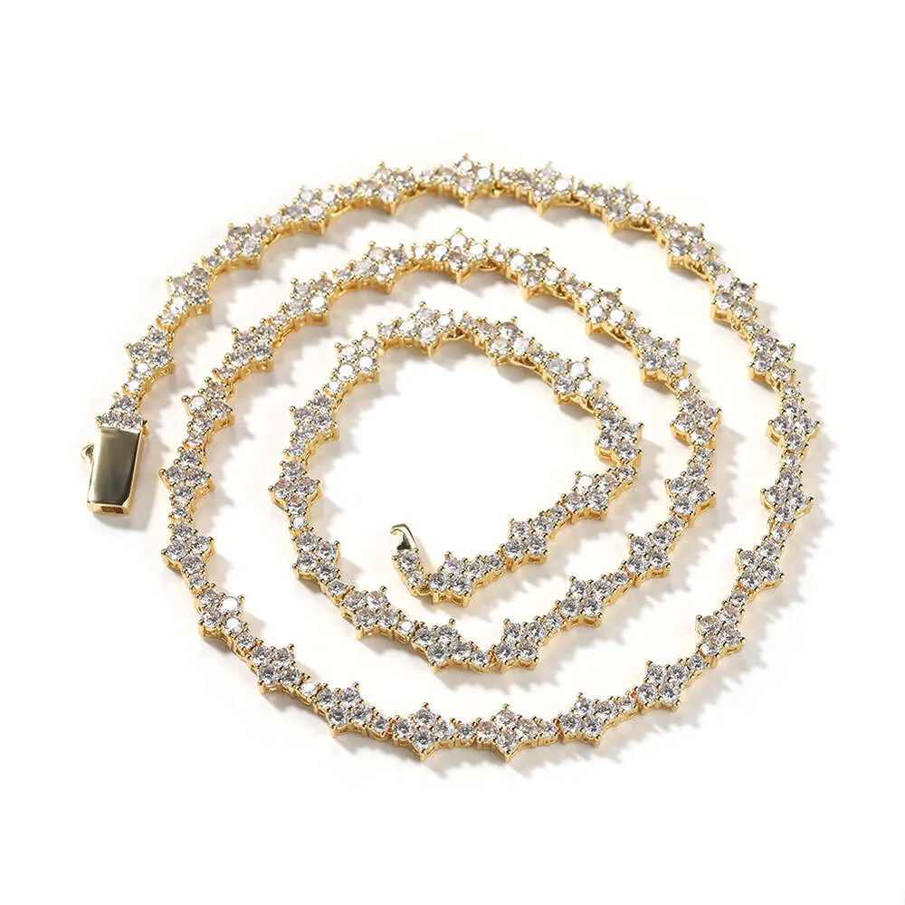 Collana Hip Hop da uomo con fibbia a molla personalizzata, con catena, gioiello GRA Moissanite, diamanti, oro e argento Sterling_voghion.com