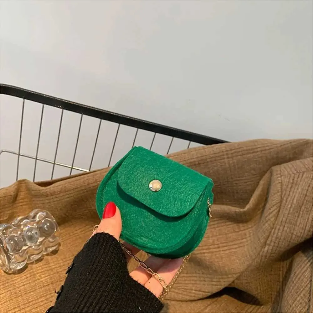 Genți de mână pentru femei, model mini cu piatră, model din pâslă, design de designer, lanț cu închidere, pungi mici, portofel cu un singur pătrat_voghion.com