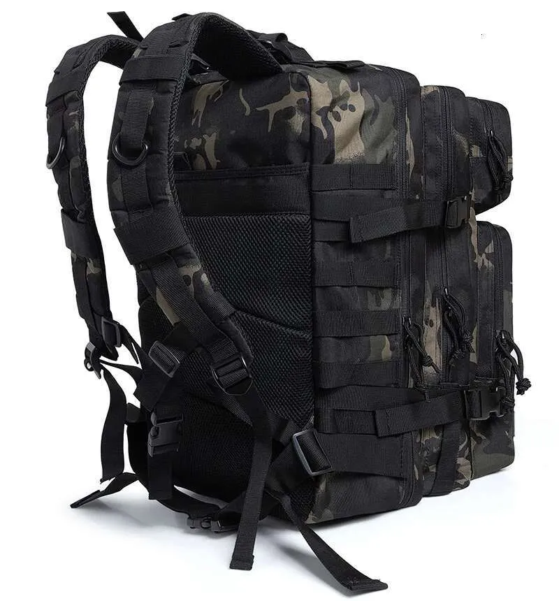 Qt&Qy Tactical Backpac 45L Large Capacity Man 3 Days Molle Hking Bags For Outdoor Trekking Camping Backpack_voghion.com