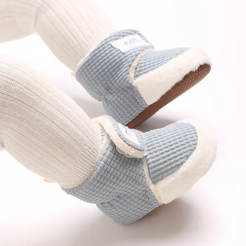 Botas de inverno de lã quente para bebês recém-nascidos, sapatos para crianças pequenas, botas Cutefeet para meninas e meninos de 0 a 18 meses_voghion.com