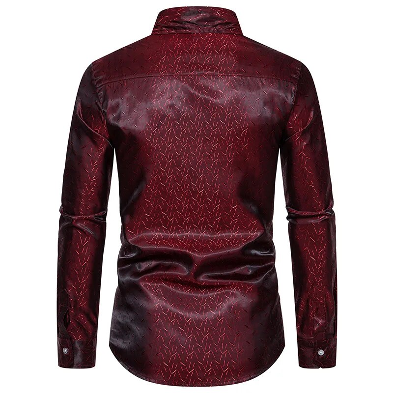Neu Herren Langarm Button-Down-Hemden mit regulärer Passform, knitterfreies Freizeithemd mit Kragen_voghion.com