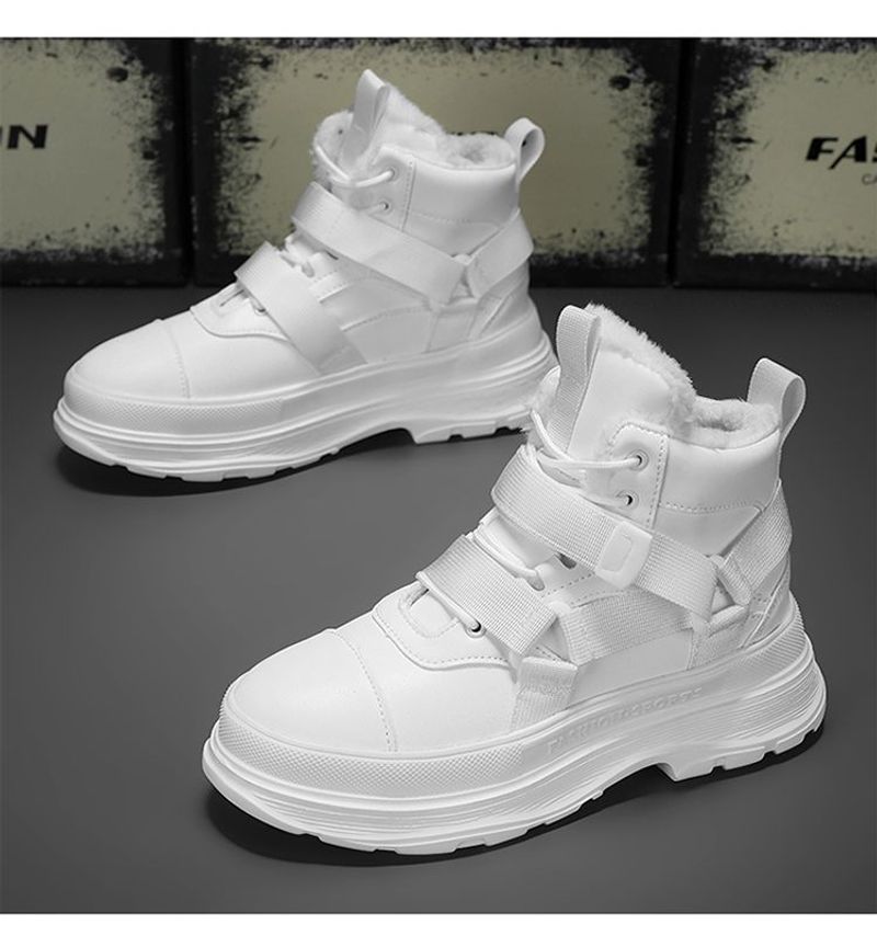 【 Niedriger Preis im Internet 】 Schuhe Herren Winter Neue Outdoor-Sport Tragen beständig Hoher Schnitt Schnee mit Samt_voghion.com