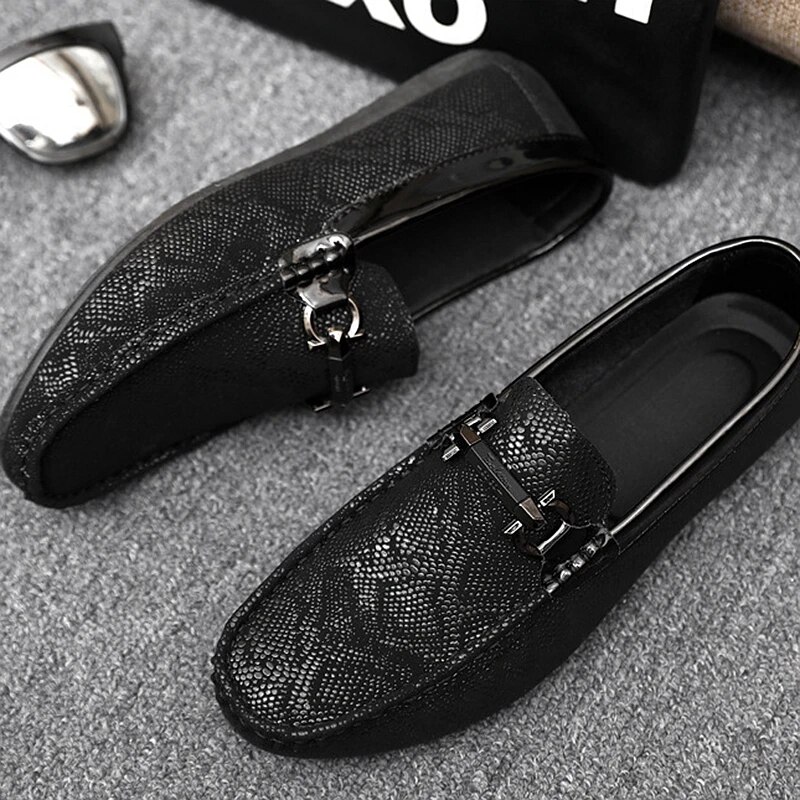 SHLIANG Herren Halbschuhe Leder Mode Flats Mokassins Für Männer Bequeme Slip-Ons Fahr Freizeitschuhe S073A_voghion.com
