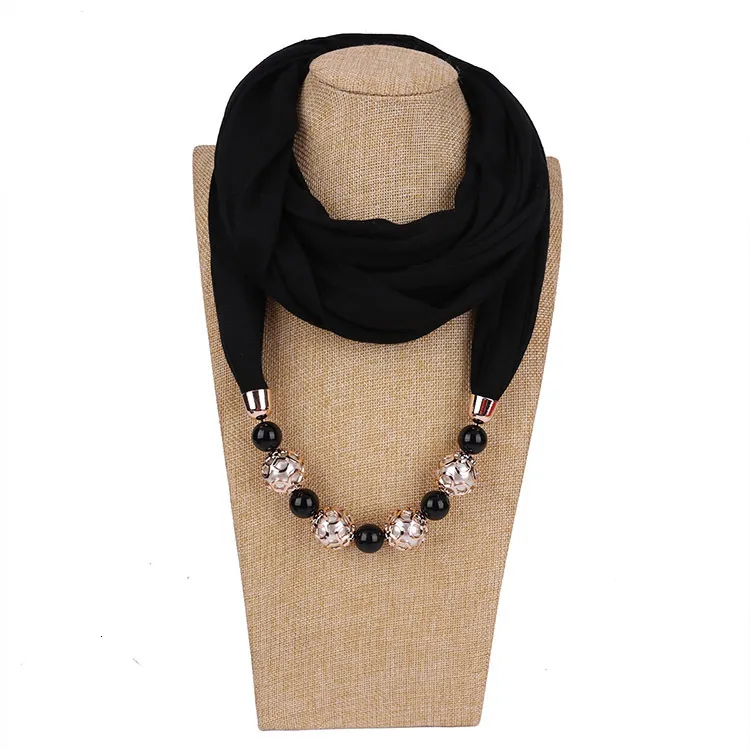 Collier simple et frais de style coréen, petit foulard en soie douce pour protection du cou et protection solaire, printemps-été pour femmes_voghion.com