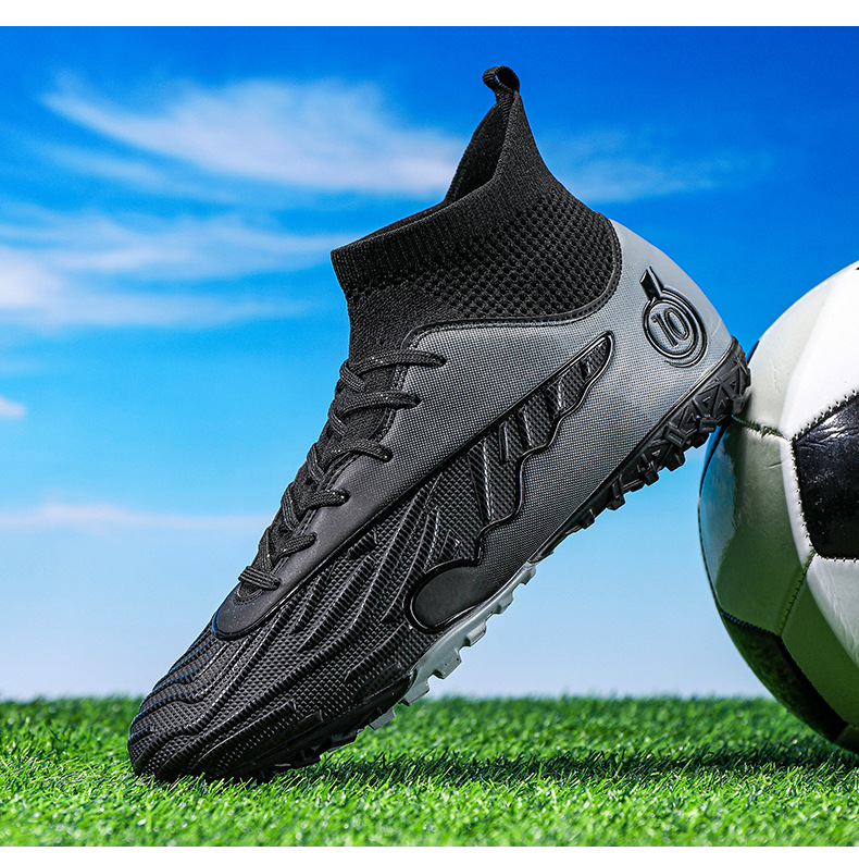 Soccer shoes Men's and women's spike crushing student game training shoes_voghion.com