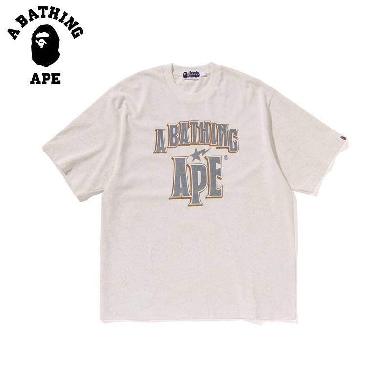 A BATHING APE BAPE-Ape Printed Men’s Short Sleeved T-shirt