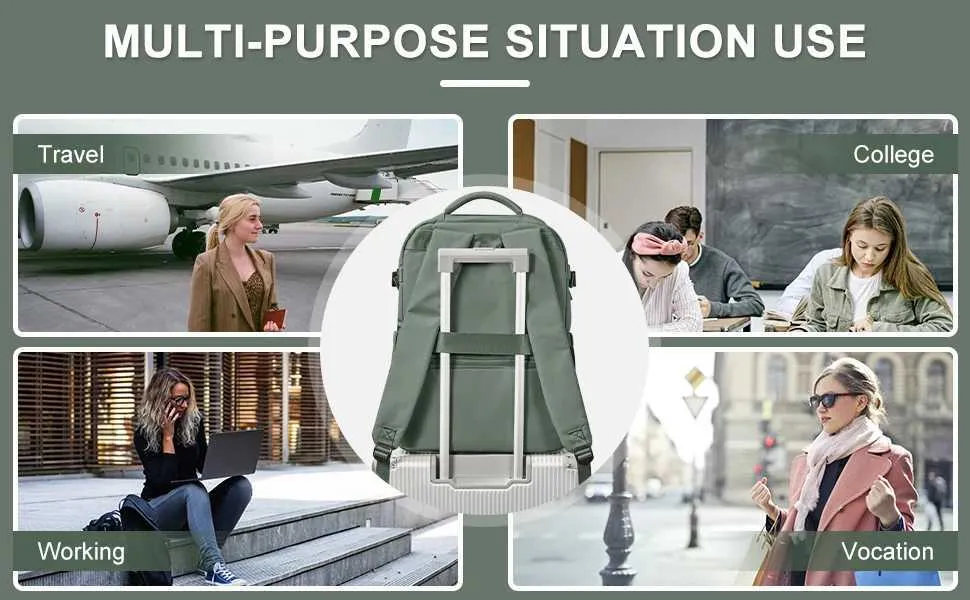 Sac de voyage pour homme 40x20x25 Ryanair Bag Airplane 45x36x20 Easyjet Bussiness Sac à dos pour ordinateur portable Femme 30L Bagage à main_voghion.com