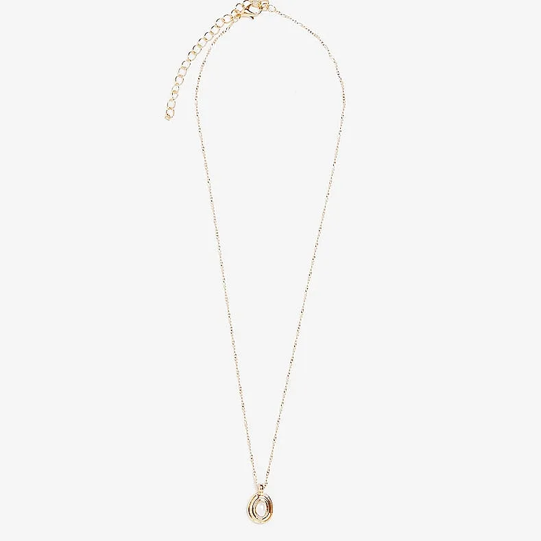 Pendant Necklaces The Two Suits Natural Conch Shells Alloy Necklace Style Deserve To Act Role Of Shell Pearl_voghion.com