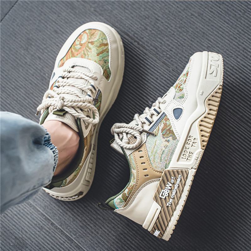 2025 Summer New Sports Trendy Versatile Casual Board Men's Handsome Canvas Shoes C6099_voghion.com