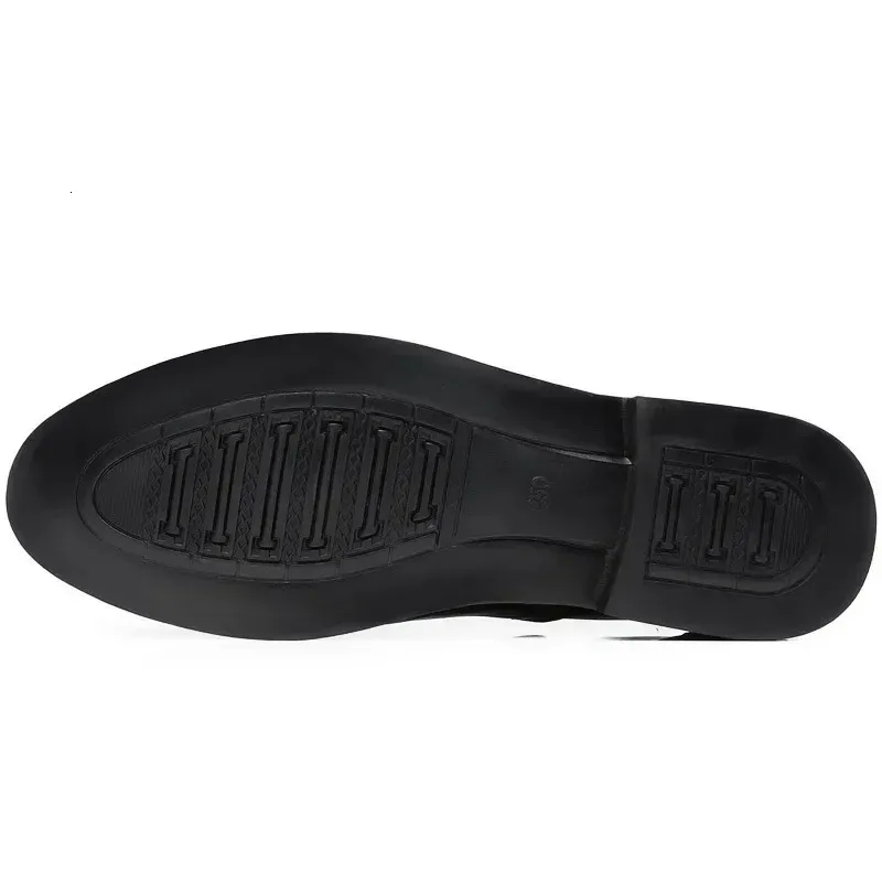 Oxford Echt Kalfsleer Brogue Jurk Klassieke Zakelijke Formele Schoenen Man Handgemaakt Heren 240607_voghion.com