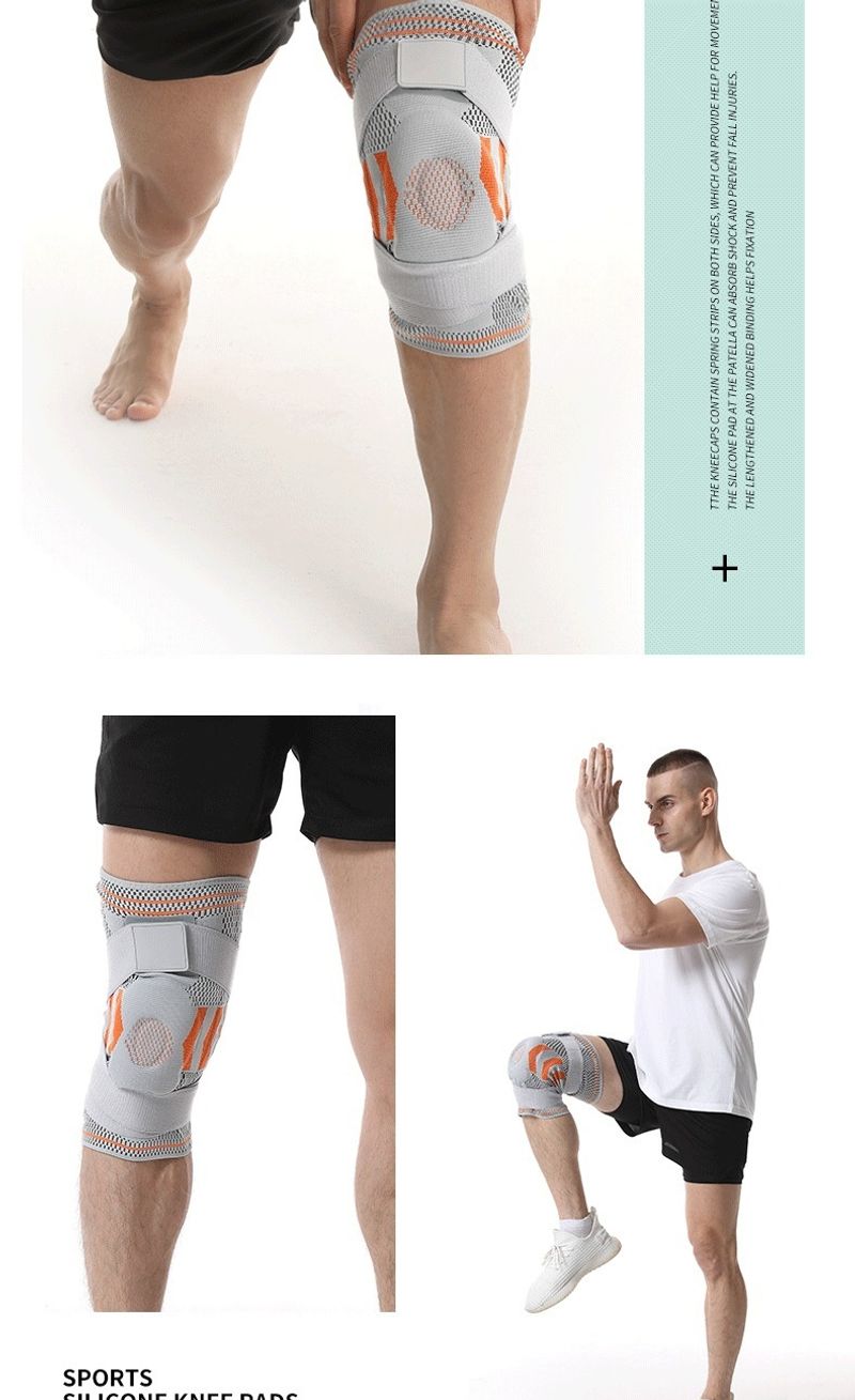 Sports women's nylon straps, silicone pads for cycg, cold resistant spring support, knee pads, meniscus_voghion.com
