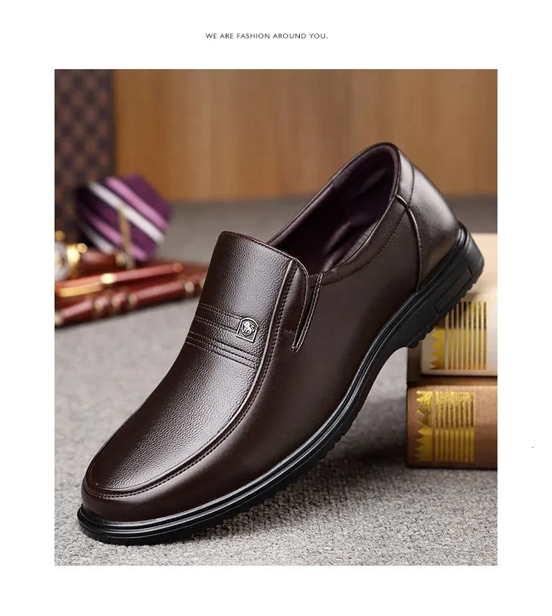 Mocassins authentiques faits à la main, chaussures décontractées, classiques, en cuir souple, respirantes, plates, pour hommes, 240801_voghion.com