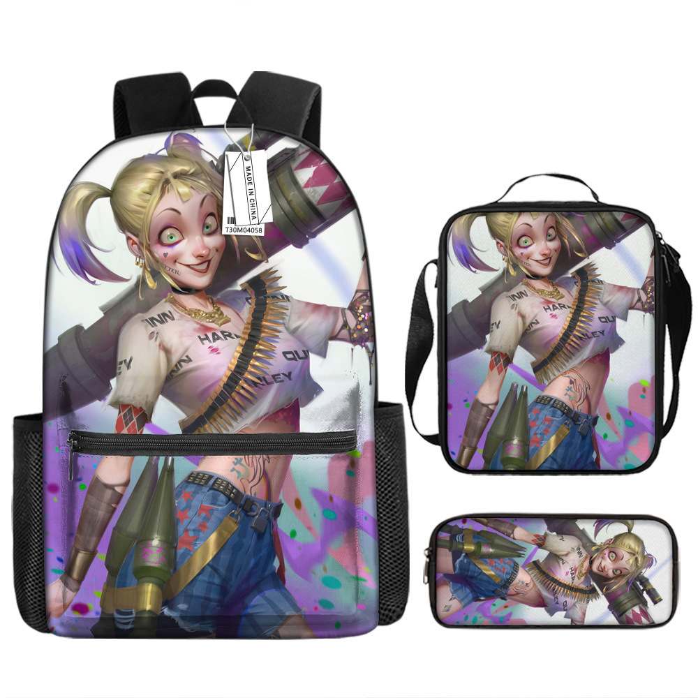 Hero Kids Backpack Large Capacity School Bag Unisex_voghion.com