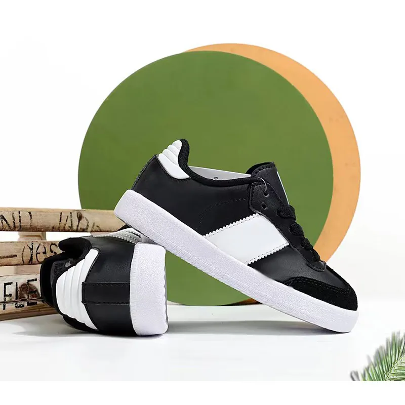 Designer Barnesko Småbarn Sneakers Merke Trenere Baby Gutt Jente Sportssko Barn Ungdom Spedbarn Grønn Blå Svart_voghion.com