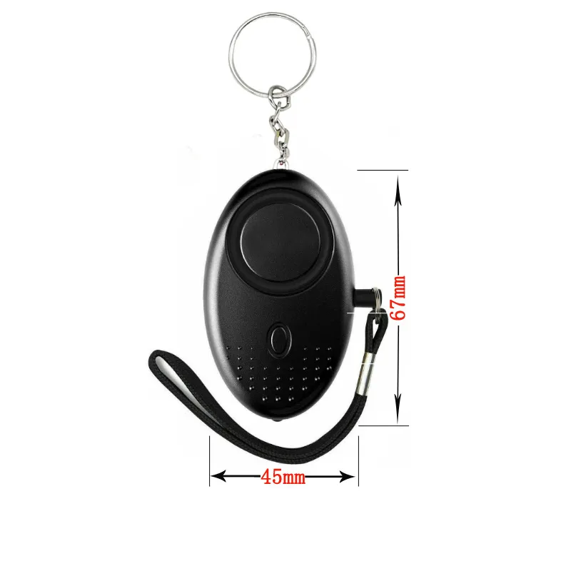 130db Egg Shape Self Defense Alarm Girl Women Security Protect Alert Personal Safety Scream Loud Keychain Alarms_voghion.com
