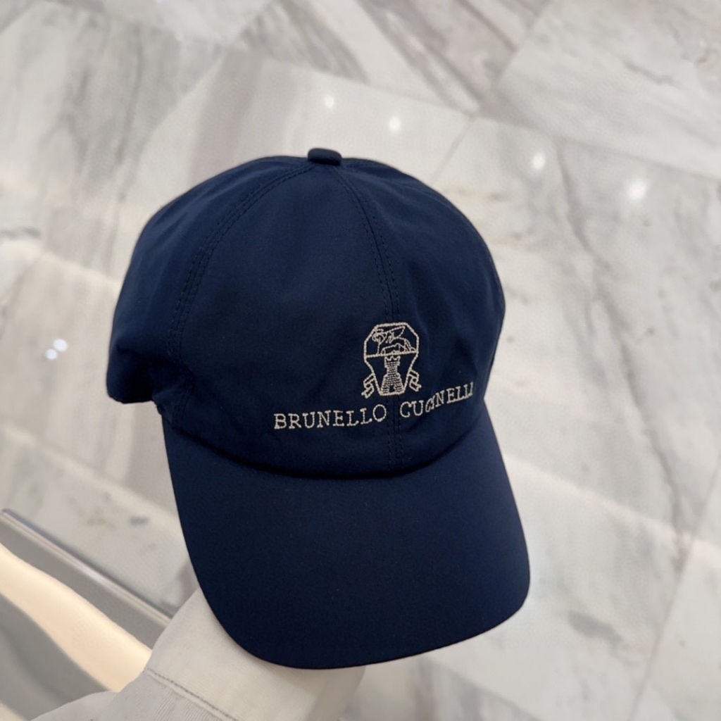 Brunello Navy Blue Four Seasons Universal Baseball Cap_voghion.com
