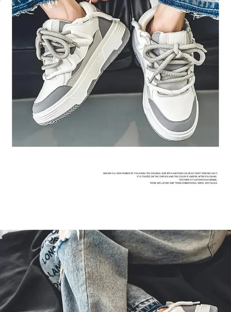 Mężczyzna Projekt Kobiety Mężczyźni Chleb Szeroka Podeszwa Pary Unisex Chunky Sneakers Hip Hop Sportowe Buty 41 42 240801_voghion.com