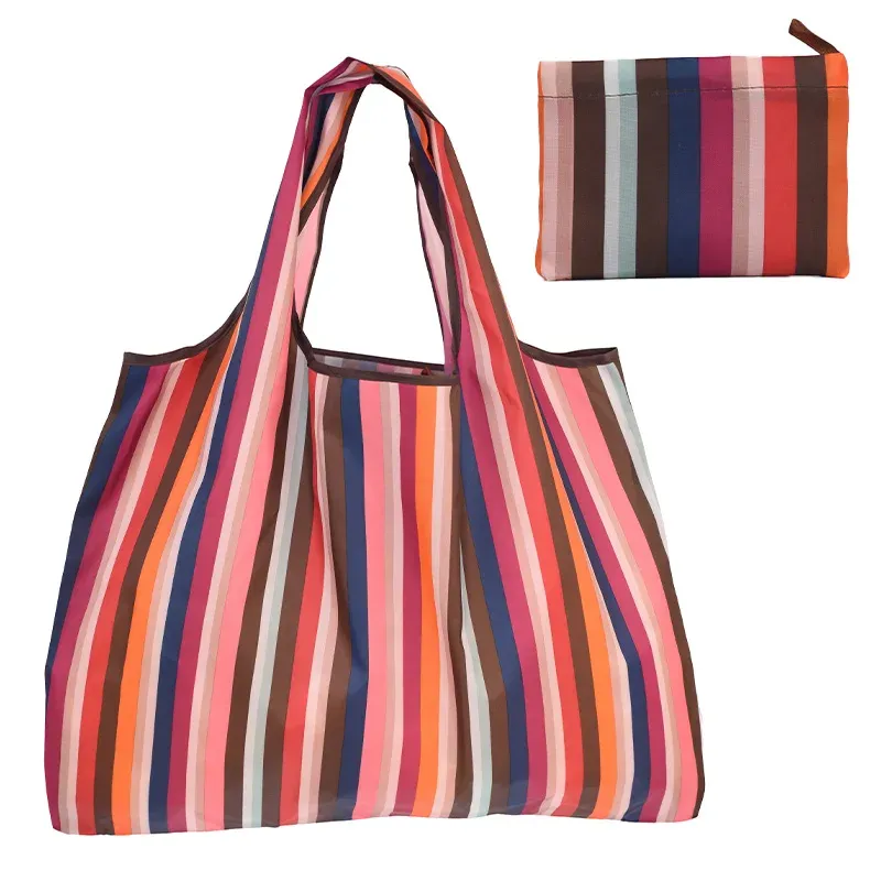 Multiple Styles Size Folding Shopping Bag Environmental Protection Large Capacity Lightweight And Portable Storage Bags_voghion.com