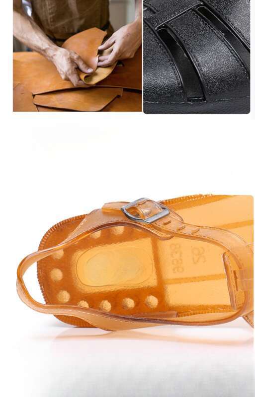 Yaz Erkek Sandaletleri, Moda Düz Topuk Yumuşak Taban, Retro 80'ler Nostalji Stili, Güney Plaj Sandaletleri,_voghion.com