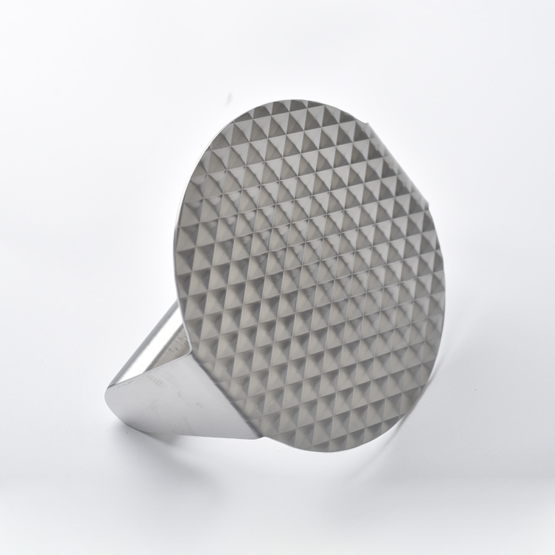 304 din oțel inoxidabil Hamburger Patty Maker embossed Burger Machine carne presă manuală rotundă carne plăcintă calamar friptură friptură instrumente_voghion.com