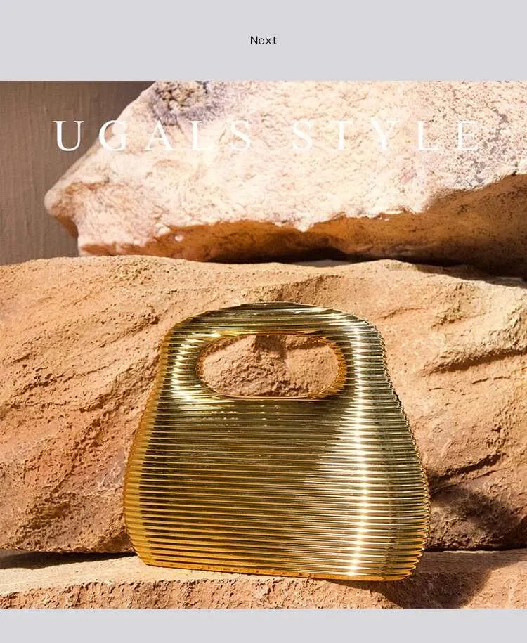Borsa a tracolla da donna con motivo a onde a righe quadrate, in acrilico, da sera, per feste di nozze_voghion.com