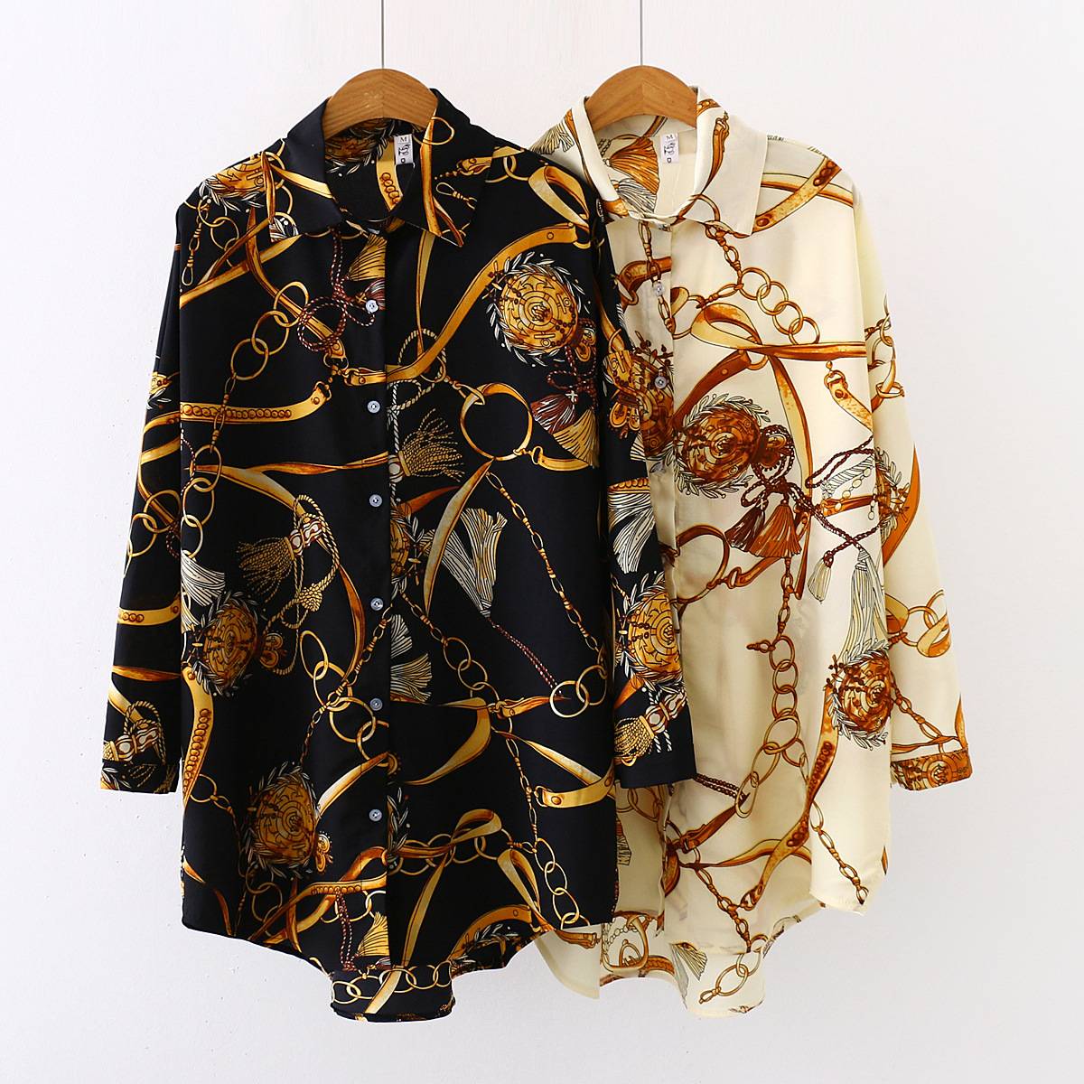 Women's Slimming Pleated Ruffled Edge One-piece Blouse Casual Fashion Waist Strap Blouse Regular Size Spring/Autumn Polyester