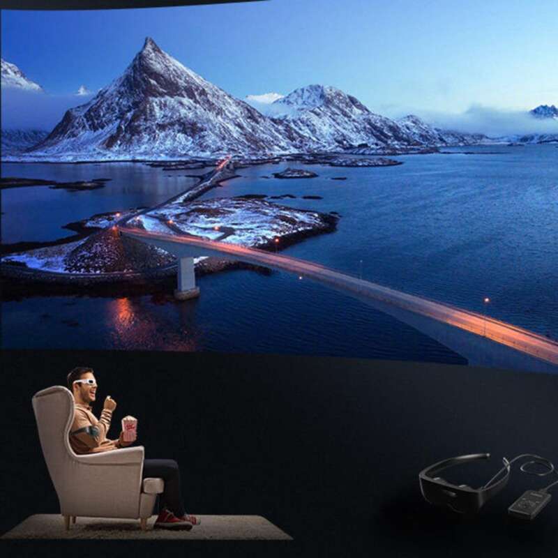 Qianhuan Magic Mirror AI08 AR pametna očala 4K HD kino vgrajen sistem brez VR povezave dron 3D_voghion.com
