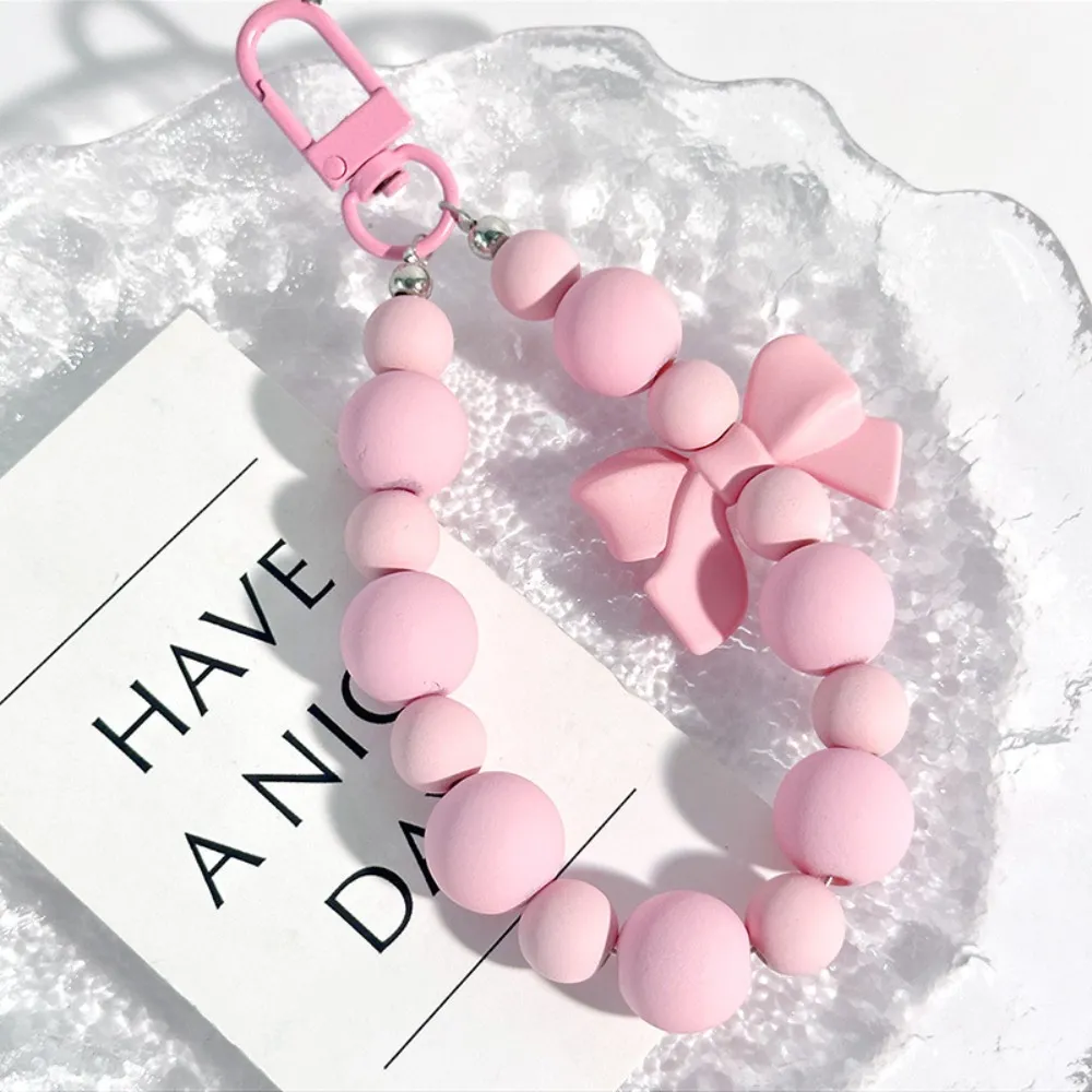 Hot Sale Hanging Cord Strap Handmade Anti-lost Phone Charm Rope Colorful Bowknot Mobile Chain Lanyard Bag_voghion.com