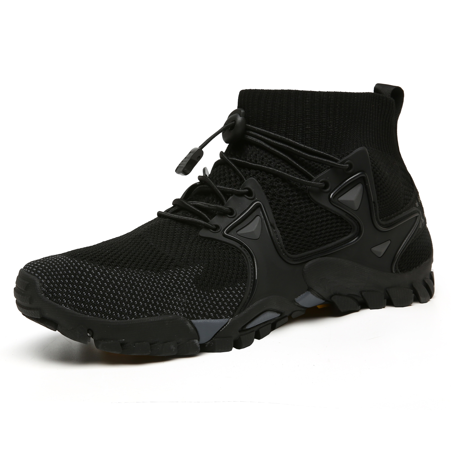 2024 Primavera/Verão Novo Tamanho Grande Casal Caminhadas Ao Ar Livre Respirável Flyknit Sapatos de Montanhismo Masculino 319_voghion.com