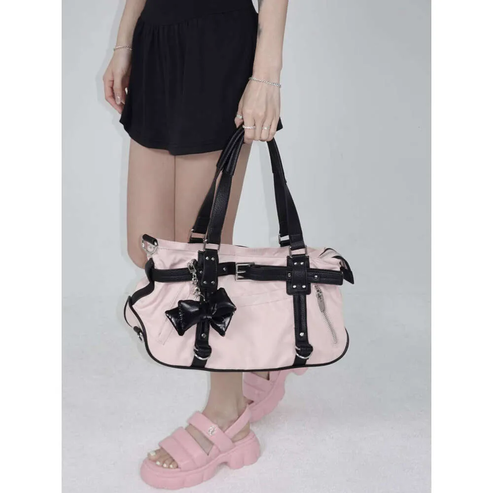 Korejski nišni dizajn Ins Blogger Isti slatki i cool stil Remen Tote Ležerna najlonska platnena torba za rame_voghion.com