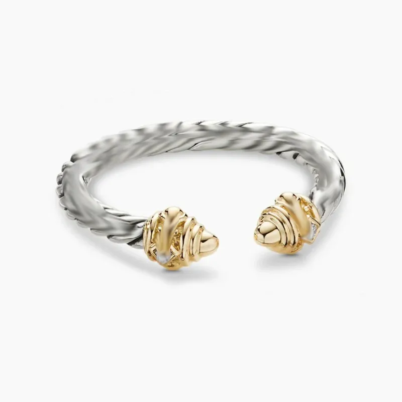 Anelli di design per uomo e donna intrecciati con scatola fascia gioielli di moda placcati in oro con trapano anello cavo filo_voghion.com