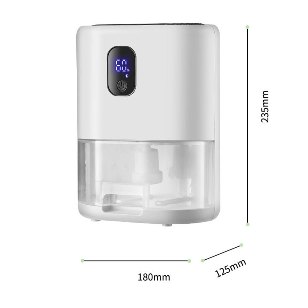 Desumidificador de ar Absorventes de umidade Secador de ar Desumidificador de ar silencioso para casa Porão Banheiro Guarda-roupa_voghion.com