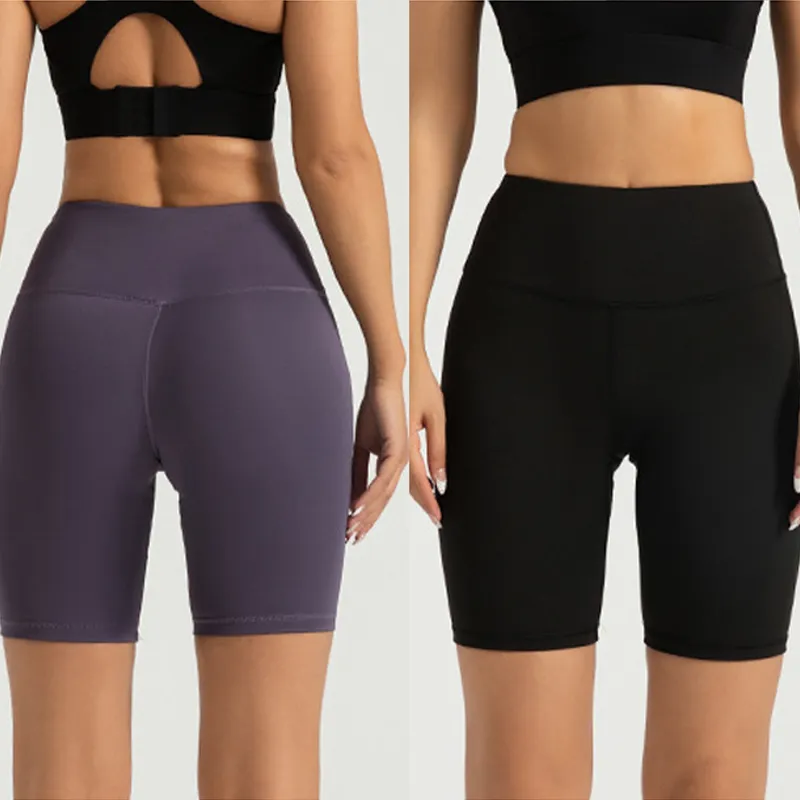 Dopasowane ubrania do ćwiczeń z tkaniny Lycra Damskie spodnie do jogi Wysoki stan Spodenki sportowe Noś legginsy Elastyczne spodnie do biegania Fiess_voghion.com