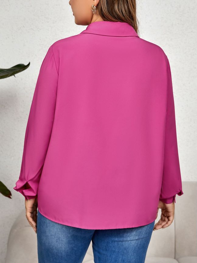 Women's elegant hollow shirt loose and comfortable tops for women_voghion.com