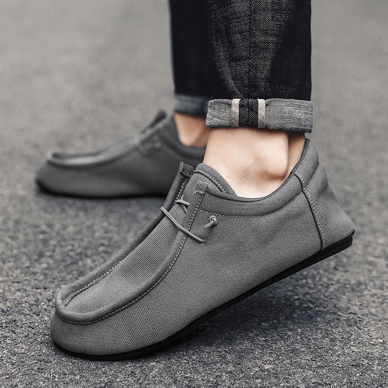 MAEDEF Man's Sneakers Canvas Flats Male Summer Casual for Men High Quality Loafers 2024 Walking Driving Mens Shoes_voghion.com