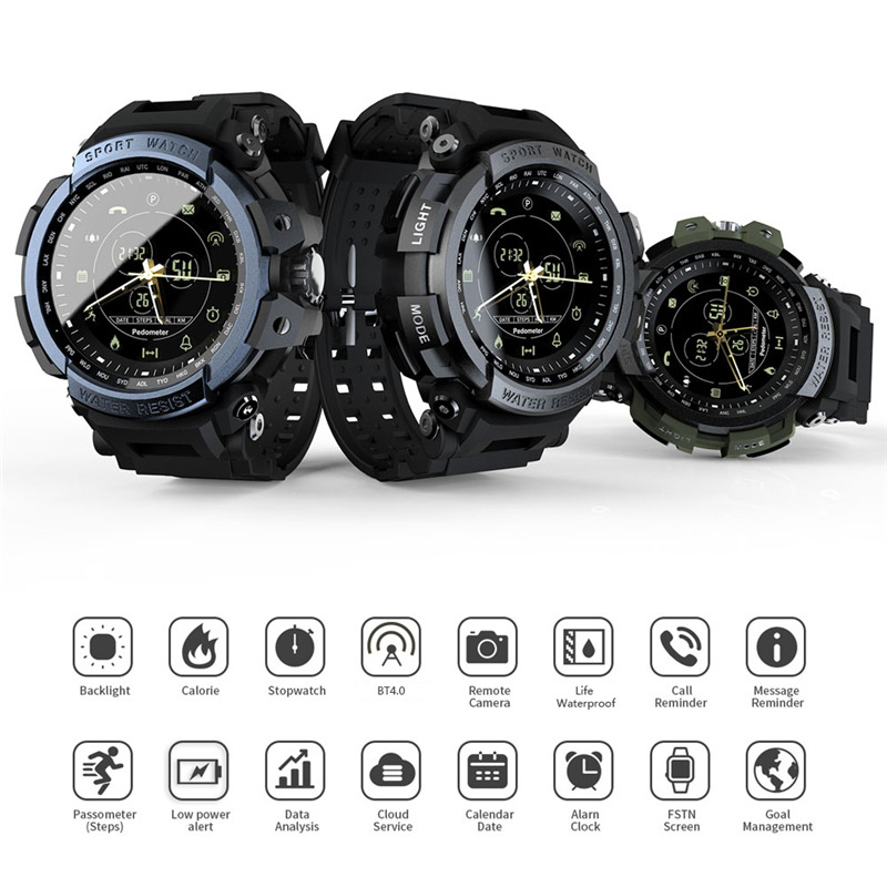 Mk28 Smart Watch Sports Bracelet Outdoor Health Management Step Counting Bluetooth 4.0 Mountaineering Waterproof_voghion.com