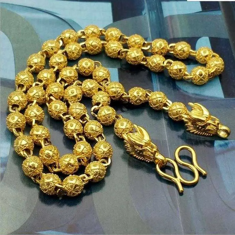Männlicher Anhänger, klassischer massiver Gold gefüllter Männer-Anhänger aus Gelbgold für Männer, Partyschmuck, L2404_voghion.com