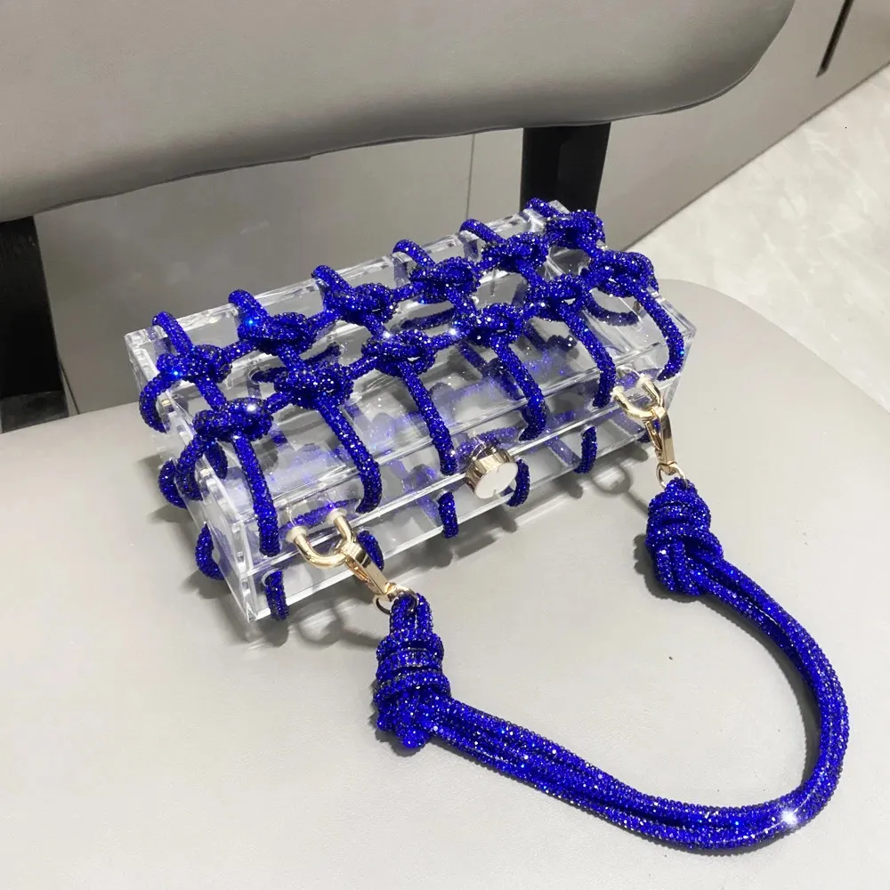 Strass-Abendtaschen aus Silberkristall, handgefertigt für Damen, Geldbörsen und Handtaschen, Designer-Banketttasche_voghion.com
