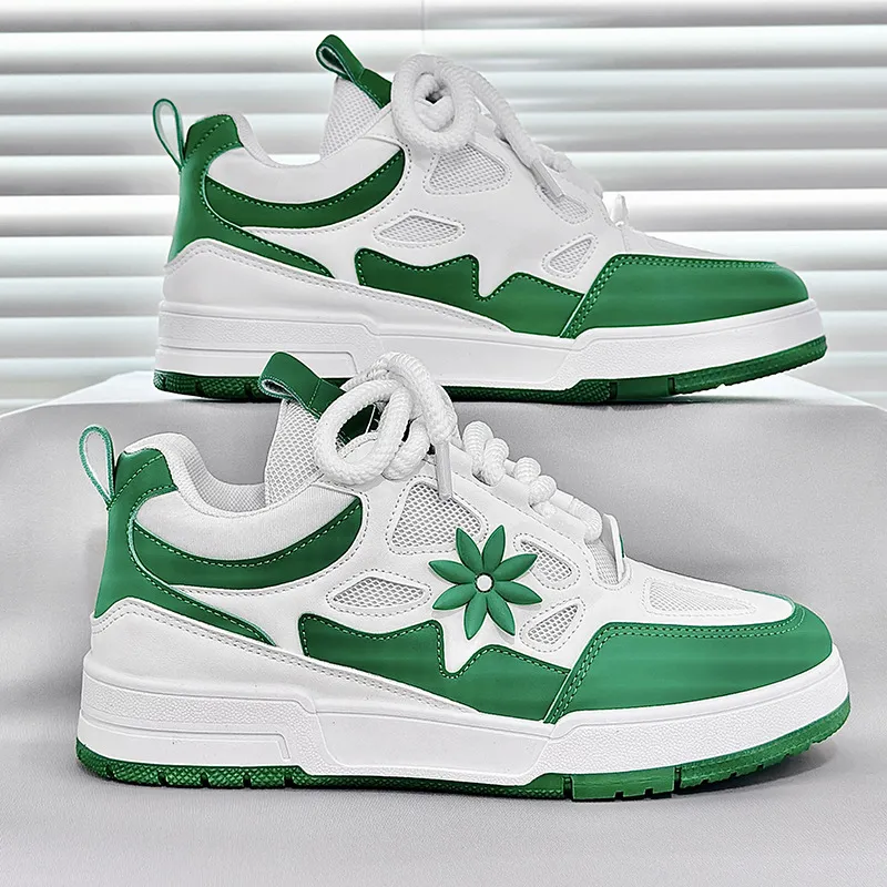 Designer-Schuh für Männer Herren Freizeitschuhe Schwarz Gelb Weiß Blau Grün Mesh Leder Outdoor Sports Sneakers Trainer Kostenlos_voghion.com