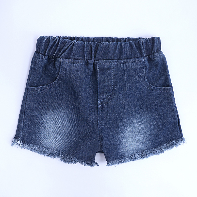Mamma e bambini Abbigliamento per bambini Consegna di un pezzo 2024 Abiti estivi per ragazze Top alla moda con spalle scoperte Pantaloncini in denim Completo a due pezzi_voghion.com