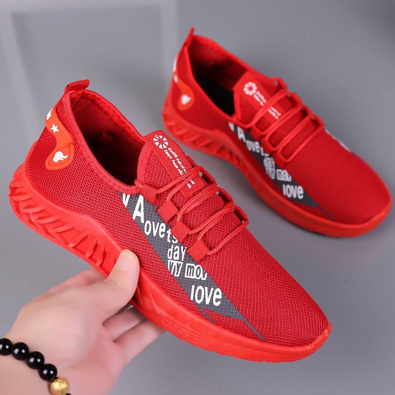 SH New Spring And Autumn Soft Soled Running Mesh Breathable Casual Sports Coconut Trendy Men's Shoes Y0089_desvips.com