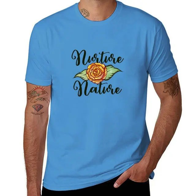 Nurture Nature T-Shirt aesthetic clothes boys whites men graphic t shirts_voghion.com