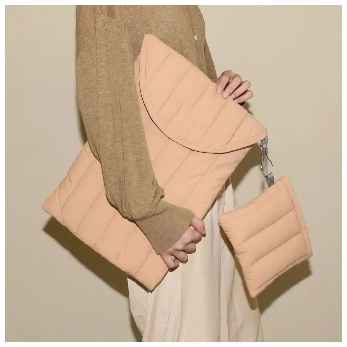 Ins Green Laptop Sleeve 11 13 14 15 16 Inch HP Notebook Carrying Bag Air Pro 13.3 Shockproof Case Women 240907_voghion.com