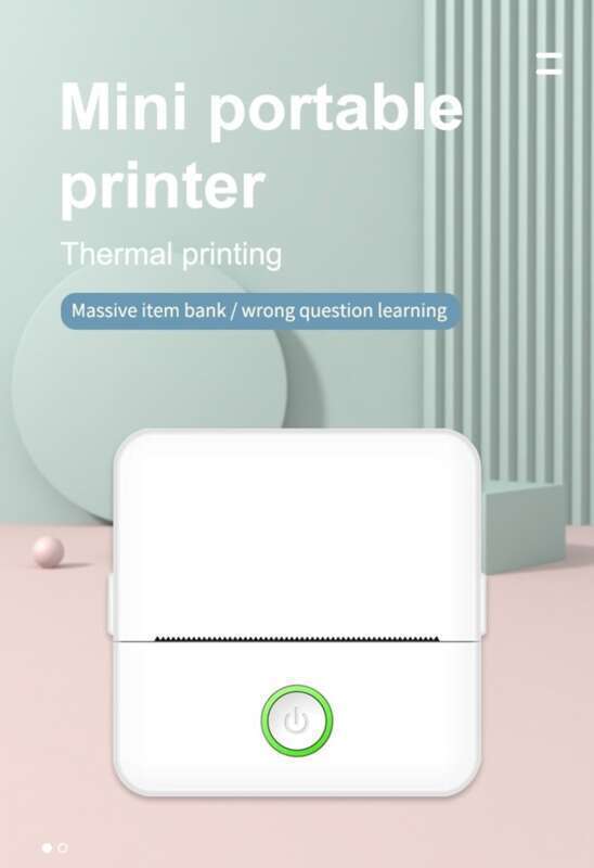 Small Portable Mini With Ink Free Pocket Label Image Error Question, Thermal Bluetooth Printer_voghion.com