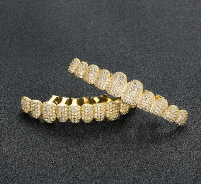 Grillz Dental Griglie Personalizzazione Esclusiva Moissanite Denti Ghiacciati Hop Sier Apparecchi Decorativi Dia Reale Bg Dente Per_voghion.com